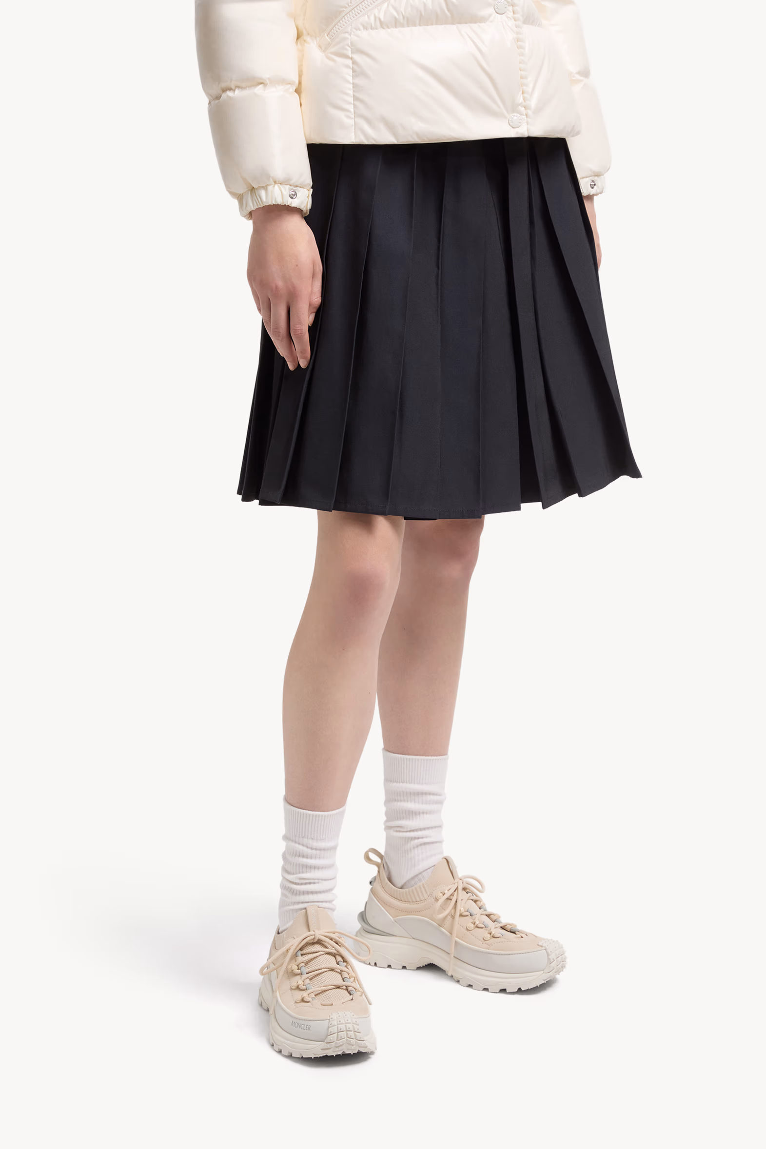 Sneakers Trailgrip Lite3 en nubuck et daim Femmes Blanc Ivoire Moncler 2